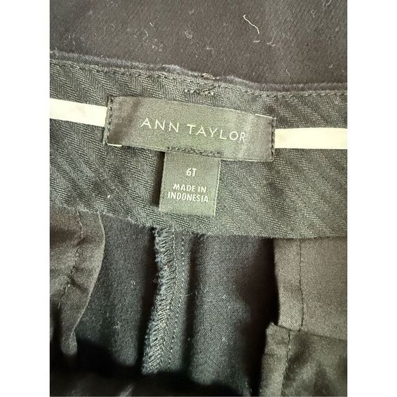 Ann Taylor The Eva Ankle Pant- Black- Size 6 - Picture 5 of 8